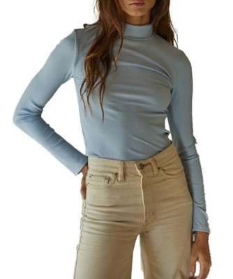 Women's By Together Ribbed Long Sleeve Turtleneck Shirt