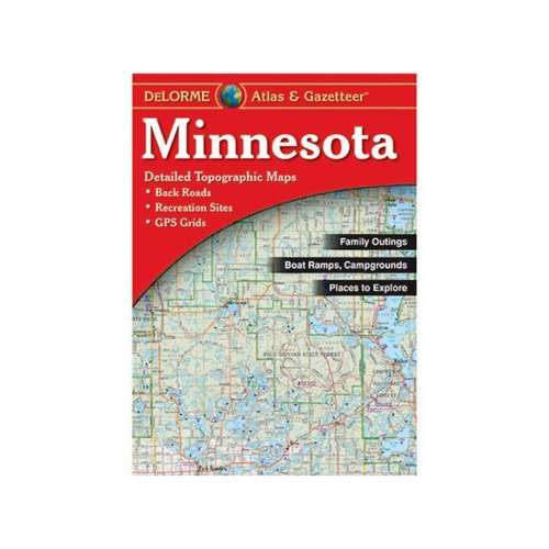 DeLorme Atlas and Gazetteer Paperback Map