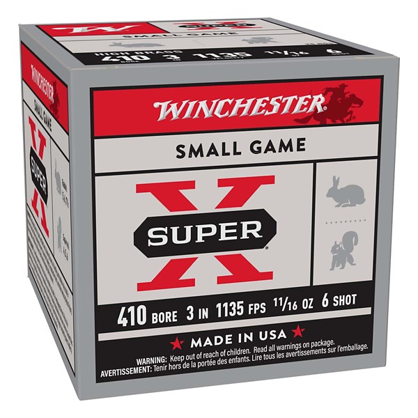 WINCHESTER Super-X Small Game .410 Bore Shotshells