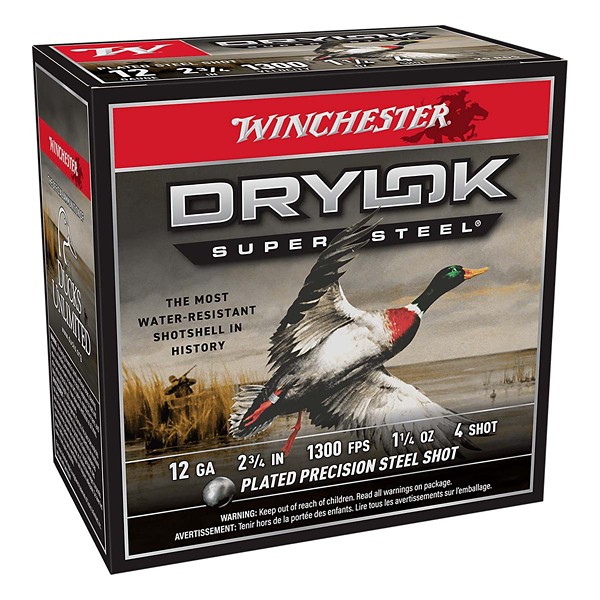 WINCHESTER Drylok Super Steel HV Waterfowl 12 Gauge Shotshells