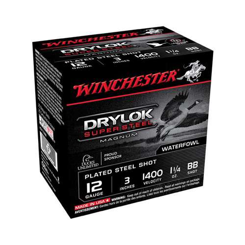 Winchester Drylok Super Steel HV Waterfowl 12 Gauge Shotshells