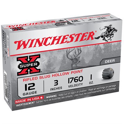 Winchester Super X Rifled Hollow Point Slug Shotshells