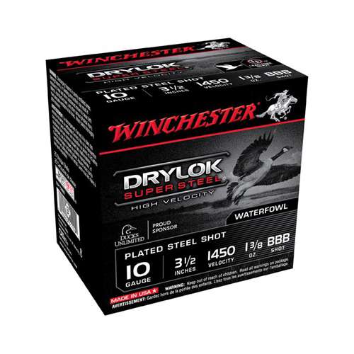 Winchester Drylok Super Steel HV Waterfowl 10 Gauge Shotshells