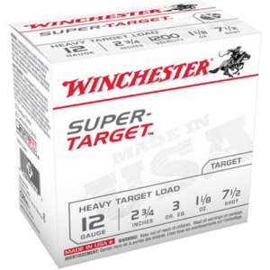 Winchester Super Target 12ga 1-1/8oz Heavy #7.5