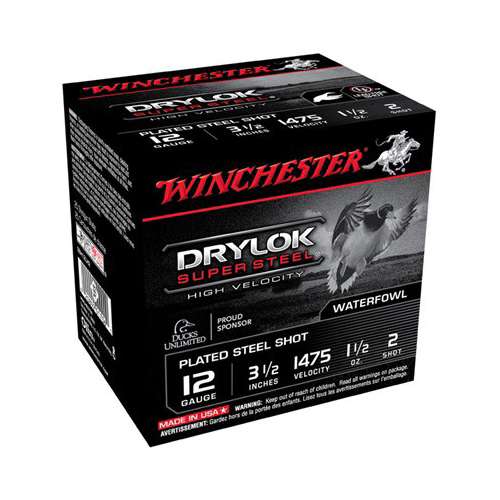 Winchester Drylok Super Steel HV Waterfowl 12 Gauge Shotshells