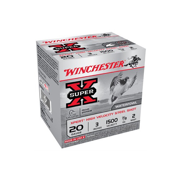 WINCHESTER Super-X Waterfowl Xpert HV Steel 20 Gauge Shotshells