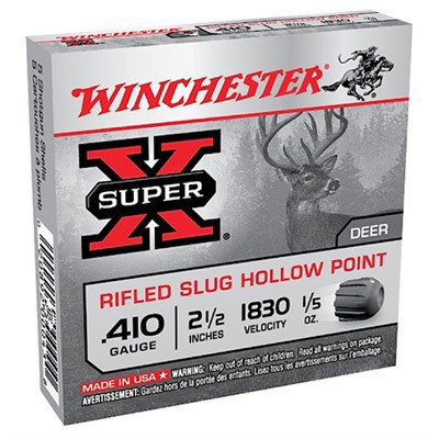Winchester Super X 410 2.5" 1/5 oz Slug 15/bx