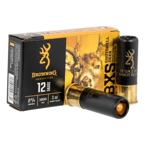 Browning BXS Deer Sabot Slug 12 Gauge Shotshells 5 Round Box