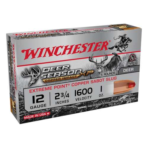 Winchester Deer Season Copper Impact XP Sabot Slug Shotshells