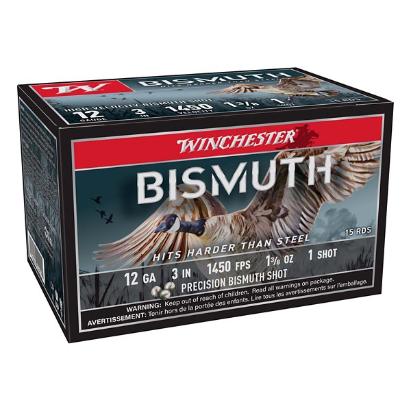 WINCHESTER BISMUTH  12 Gauge Shotshells 15 Round Box