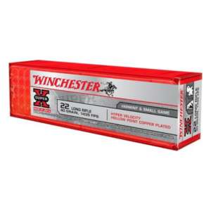 Winchester ammo 22 long rifle Plated Hollow Pt.