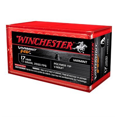 Winchester Varmint HV V-Max Rimfire Ammunition 50 Round Box