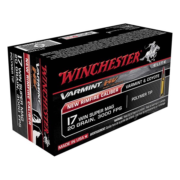 WINCHESTER Varmint HV Polymer Tip Rimfire Ammunition