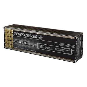 Winchester Super Suppressed 22 LR Rimfire Ammunition 100 Round Box