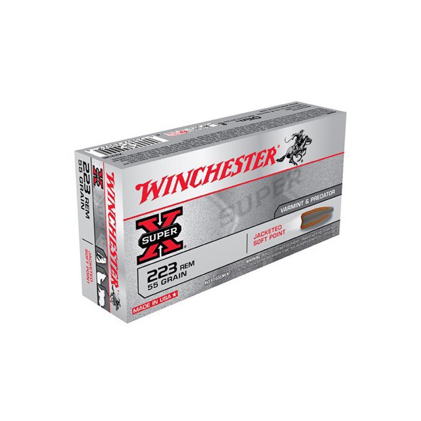 Winchester Super-X Jacketed Soft Point Rifle Ammunition 20 Round Box product image