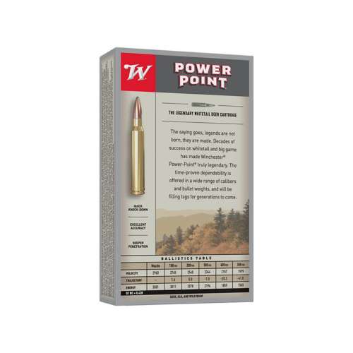 Winchester Super-X Power-Point Rifle Ammunition 20 Round Box