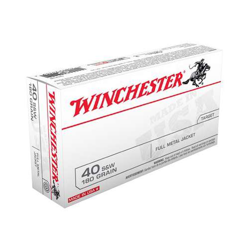 Winchester USA Target FMJ Pistol Ammunition 50 Round Box