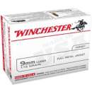 Winchester USA Target FMJ Pistol Ammunition 100 Round Box