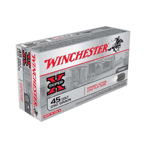 Winchester Super-X Cowboy Action Handgun Ammunition 50 Round Box