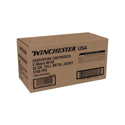 Winchester USA Target Ammunition 1000 Round (Bulk)