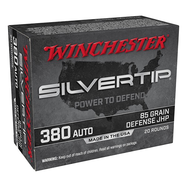 Winchester Silvertip JHP Pistol Ammunition 20 Round Box product image