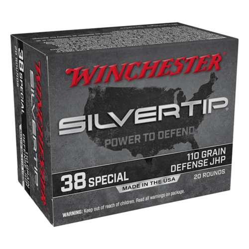 Winchester Silvertip JHP Pistol Ammunition 20 Round Box