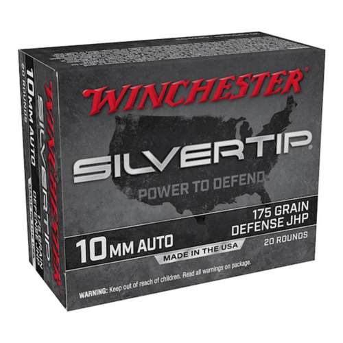 Winchester Silvertip JHP Pistol Ammunition 20 Round Box