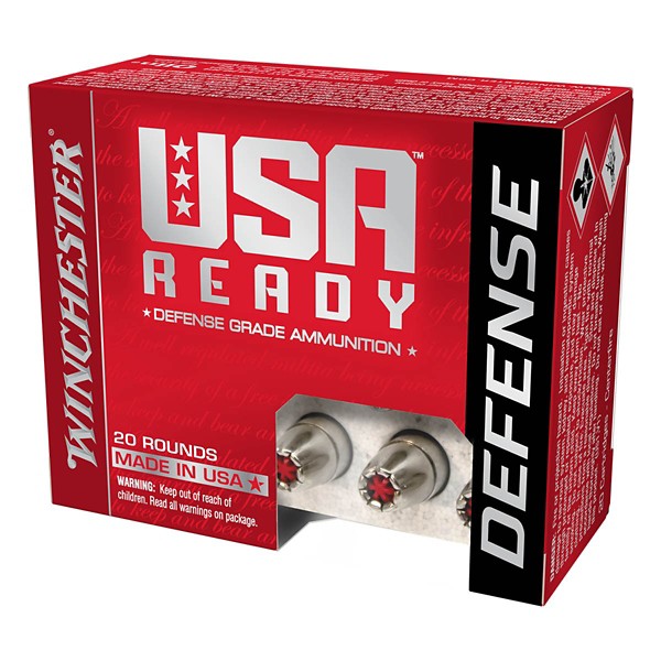 Winchester USA Ready Defense Grade Pistol Ammunition 20 Round Box product image