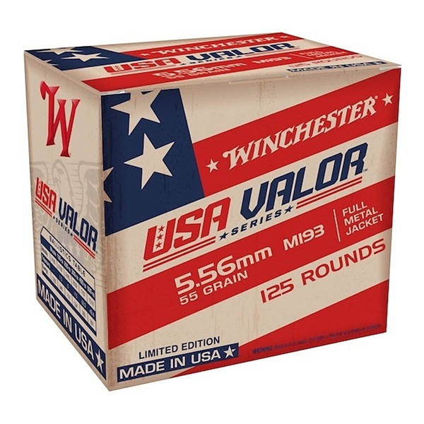 Winchester USA Valor Series Limited Edition M193 Ammunition 125 Round Box product image