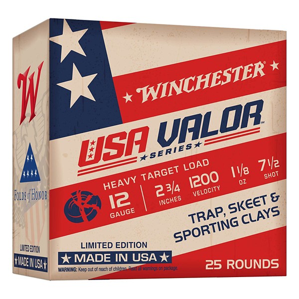 WINCHESTER USA Valor Series Heavy Target 12 Gauge Shotshells