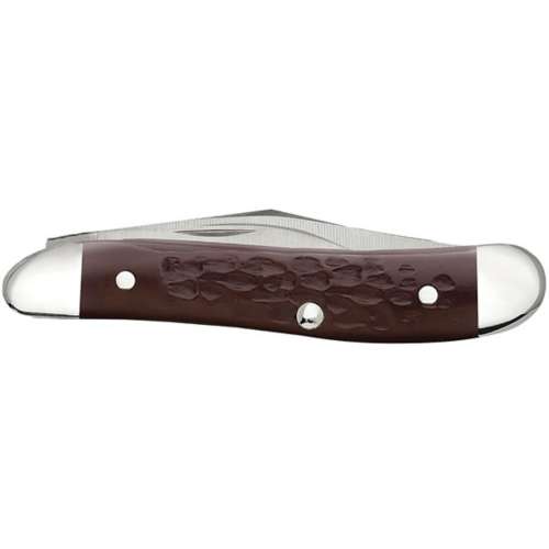 Case Knives Brown Synthetic Peanut Pocket Knife