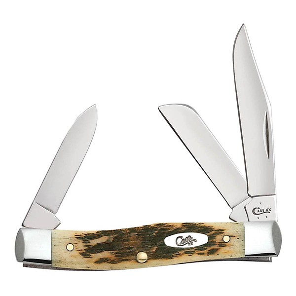 Photos - Knife / Multitool Case Knives Medium Stockman Amber Bone Pocket Knife Amber Bone 02120500079