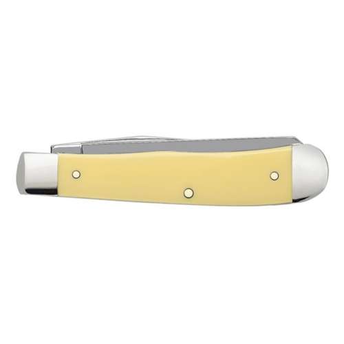 Case Knives Yellow Vanadium Trapper Pocket Knife