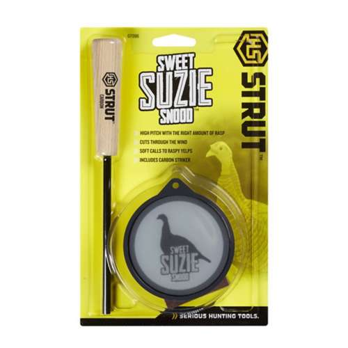 Hunter's Specialties Suzie Snood Glass Turkey Pan Turkey Call