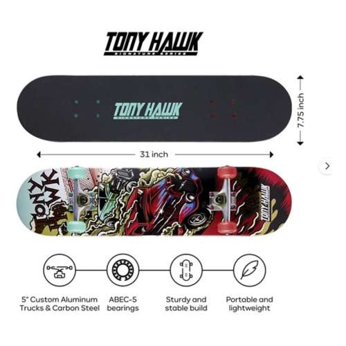 Tony Hawk 31" Popsicle Assorted Complete Skateboard
