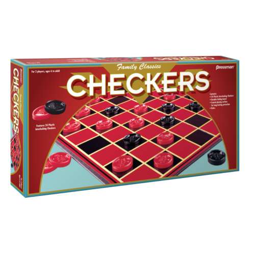 Pressman Classic Checkers Board Game