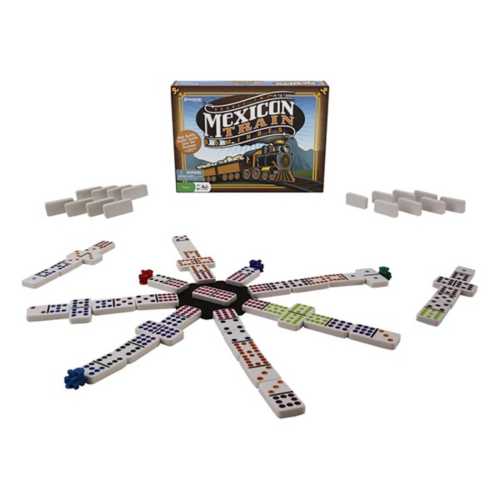 Pressman Double Twelve Mexican Train Dominoes Game