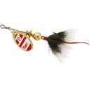 Gold with Red and White Decal Blade - Grey Squirrel Tail