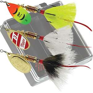 Mepps Dressed Lure Assortment Trouter Kit, Spinners & Spinnerbaits