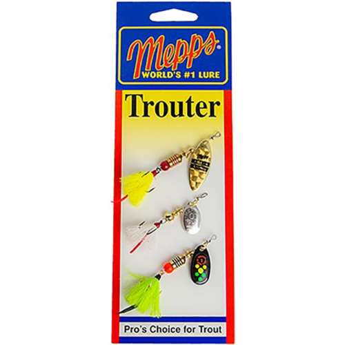 Mepps Trouter Pack #0 & #1 Dressed Spinner Kit