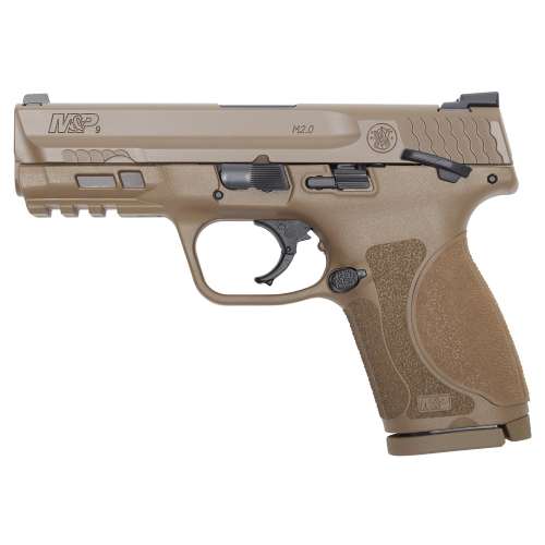 Smith Wesson M P M2 0 Fde Compact 9mm Pistol With Thumb Safety Scheels Com