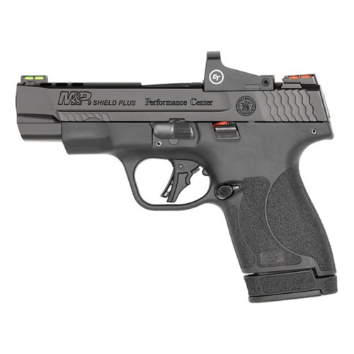 Smith & Wesson M&P Performance Center Shield Plus Ported Barrel With Crimson Trace Red Dot 9mm Pistol