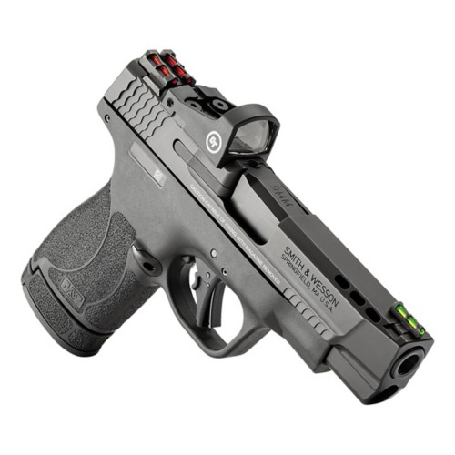 Smith & Wesson M&P Performance Center Shield Plus Ported Barrel With Crimson Trace Red Dot 9mm Pistol