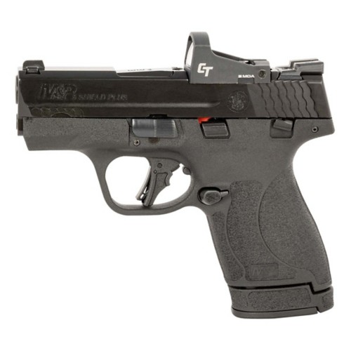 Smith & Wesson M&P9 Shield Plus Optic Ready Pistol With Crimson Trace CTS-1500 Red Dot