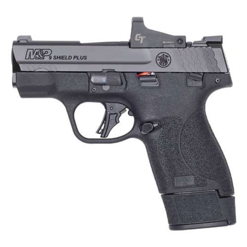 Smith & Wesson M&P9 Shield Plus Optic Ready Pistol With Crimson Trace CTS-1500 Red Dot