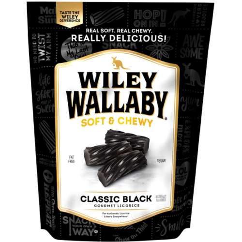 Wiley Wallaby Classic Black Licorice 7.05oz