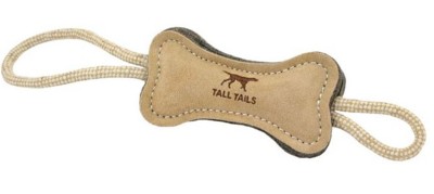 Tall Tails Natural Wool Bone Tug Dog Toy