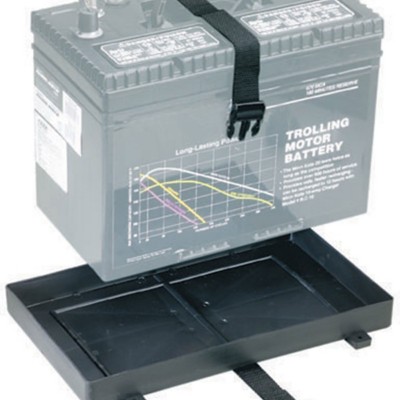 Attwood Battery Tray with Strap 27 Series