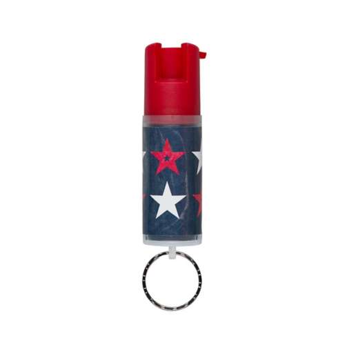 Sabre Red Patriotic Compact Pepper Spray with Key Ring