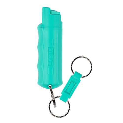 SABRE Red Mint Keychain Pepper Spray with Quick Release Key Ring